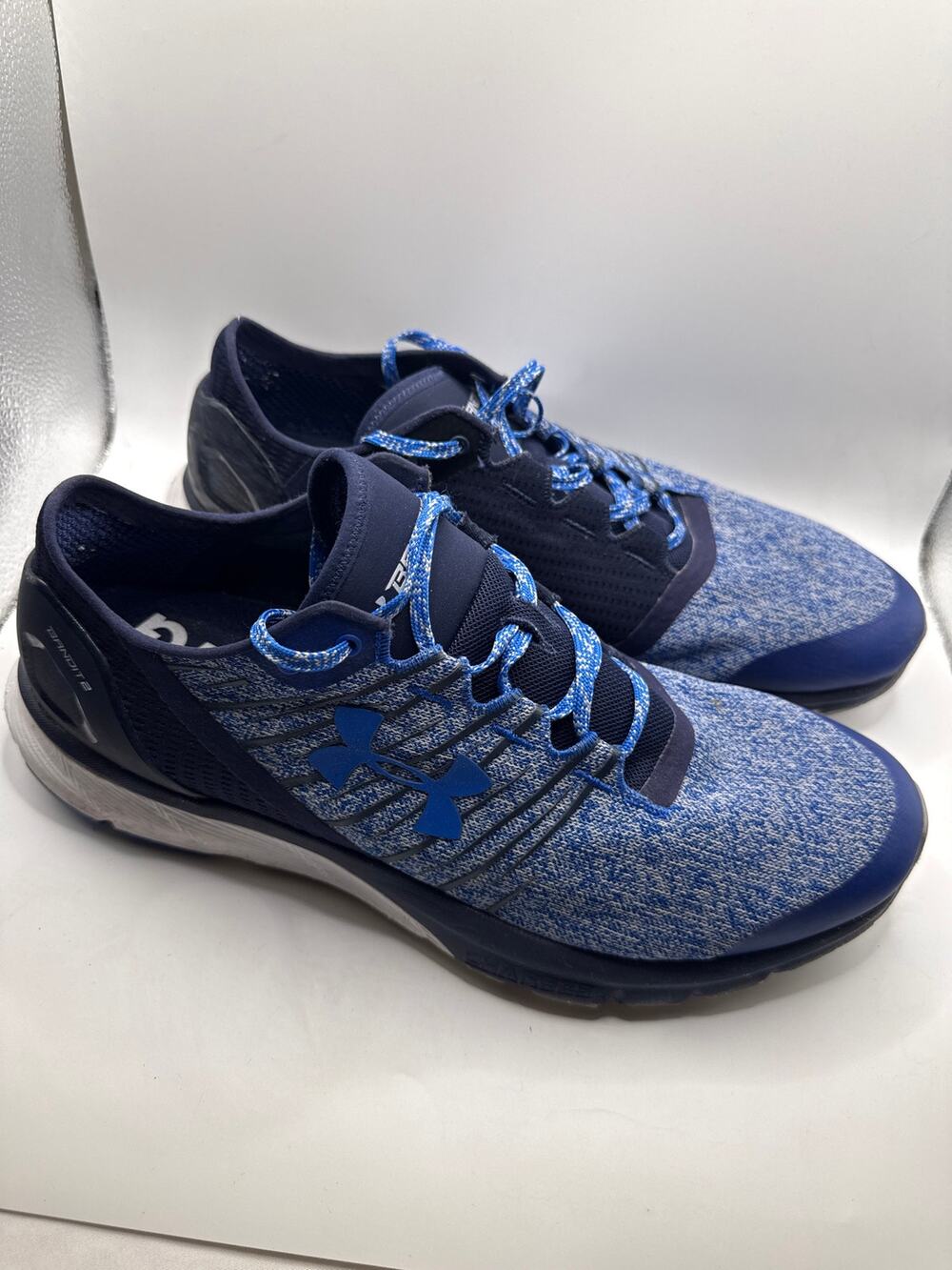 Under Armour SpeedForm Bandit 2 Men’s Size 12 Blue Running Shoes 1273951-907